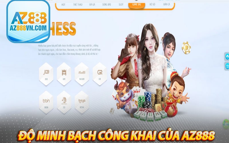 Độ minh bạch công khai trong cá cược của az888