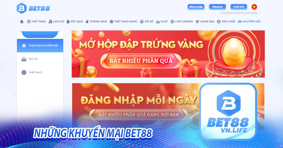 Những Khuyến mại bet88
